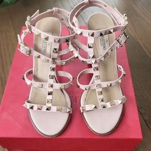 Valentino Rockstud Heels Pink Size 36